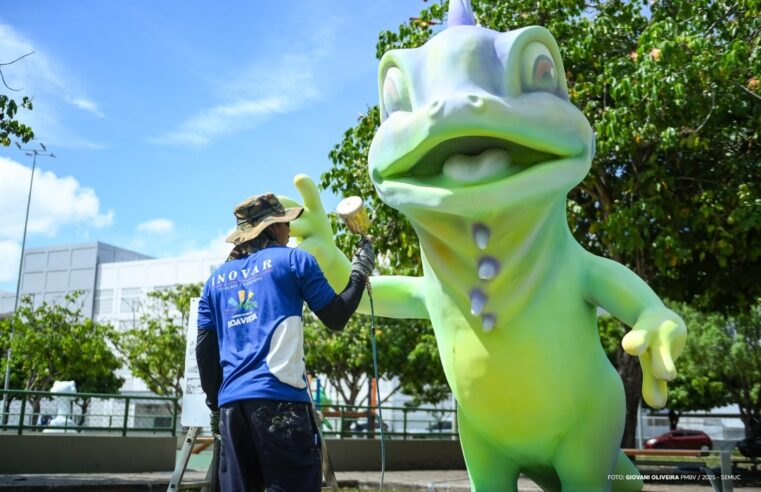 Prefeitura revitaliza Selvinhas Amazônicas, levando arte e cores às praças da capital