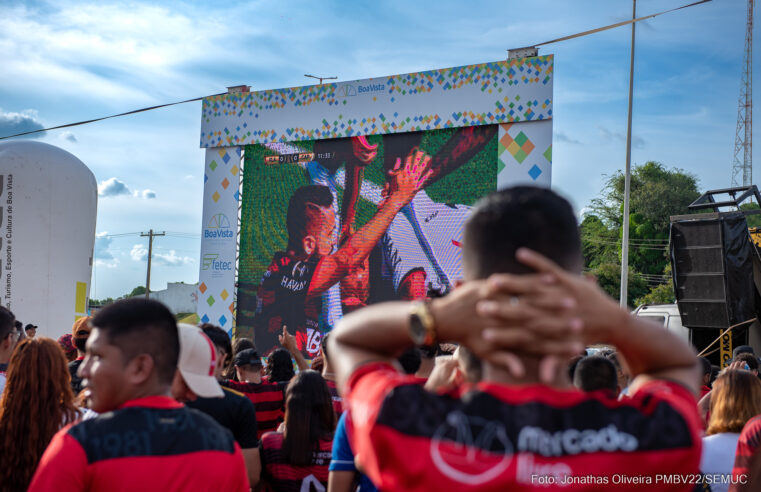 Boa Vista terá telões e show na final da Libertadores entre Flamengo e Palmeiras