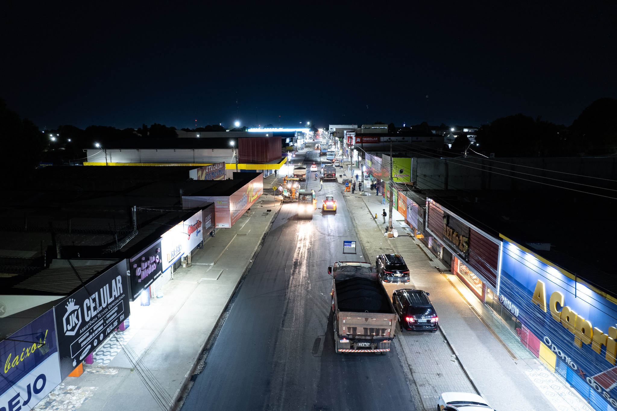 Trecho entre avenidas Ataíde Teive e São Sebastião passa por serviços de recapeamento asfáltico