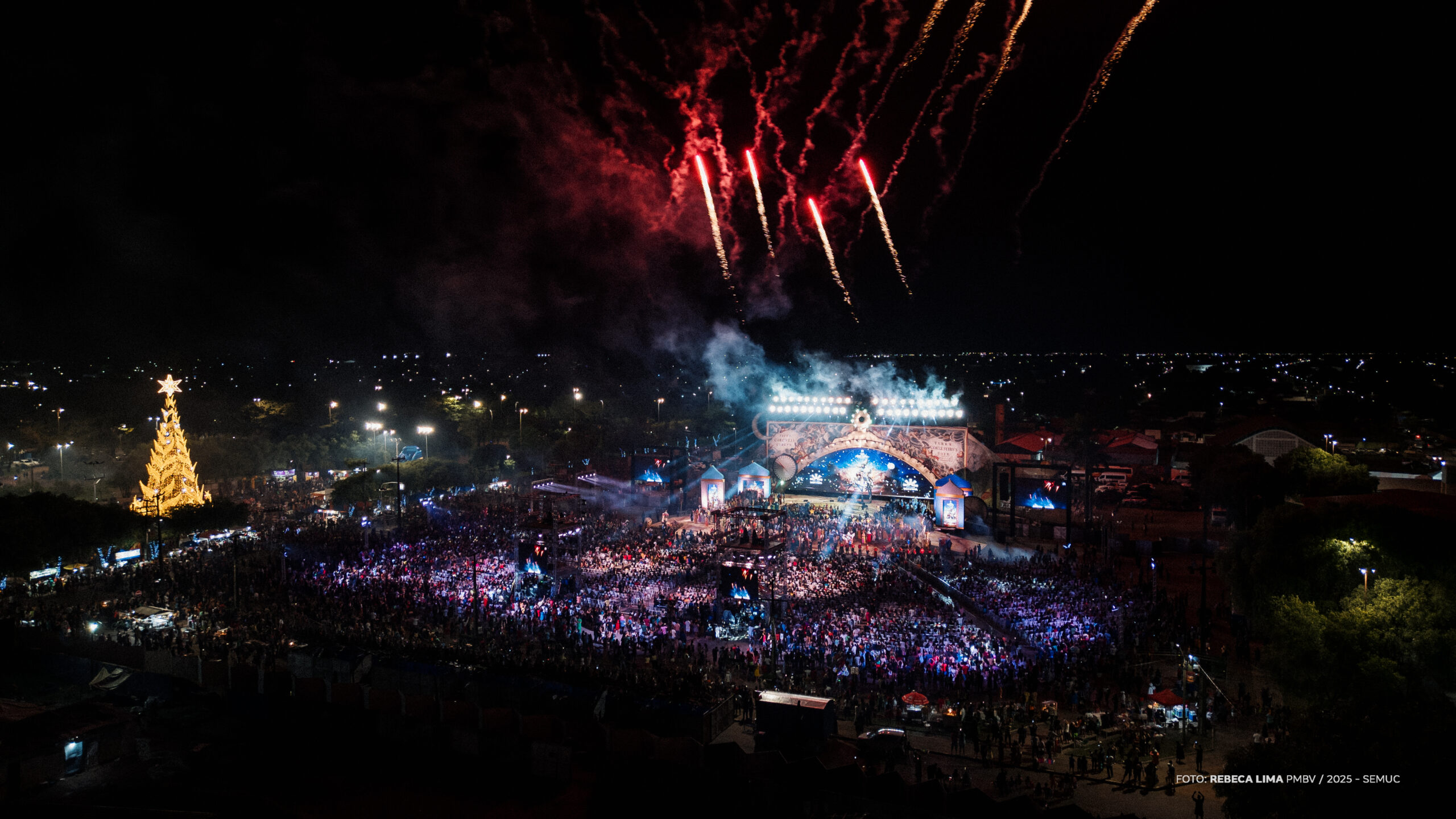Ópera popular marca 12ª edição do Natal da Paz e reúne 38 mil pessoas em noite de fé e arte em Boa Vista