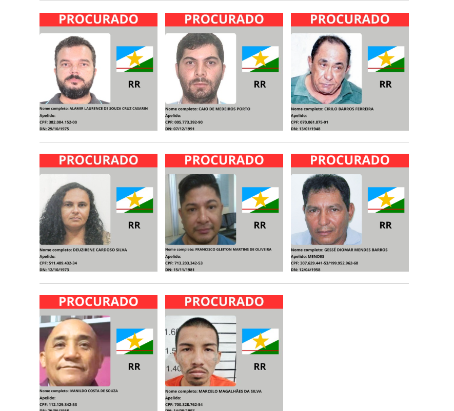 Programa Captura é lançado e inclui criminosos de Roraima entre os mais procurados do Brasil