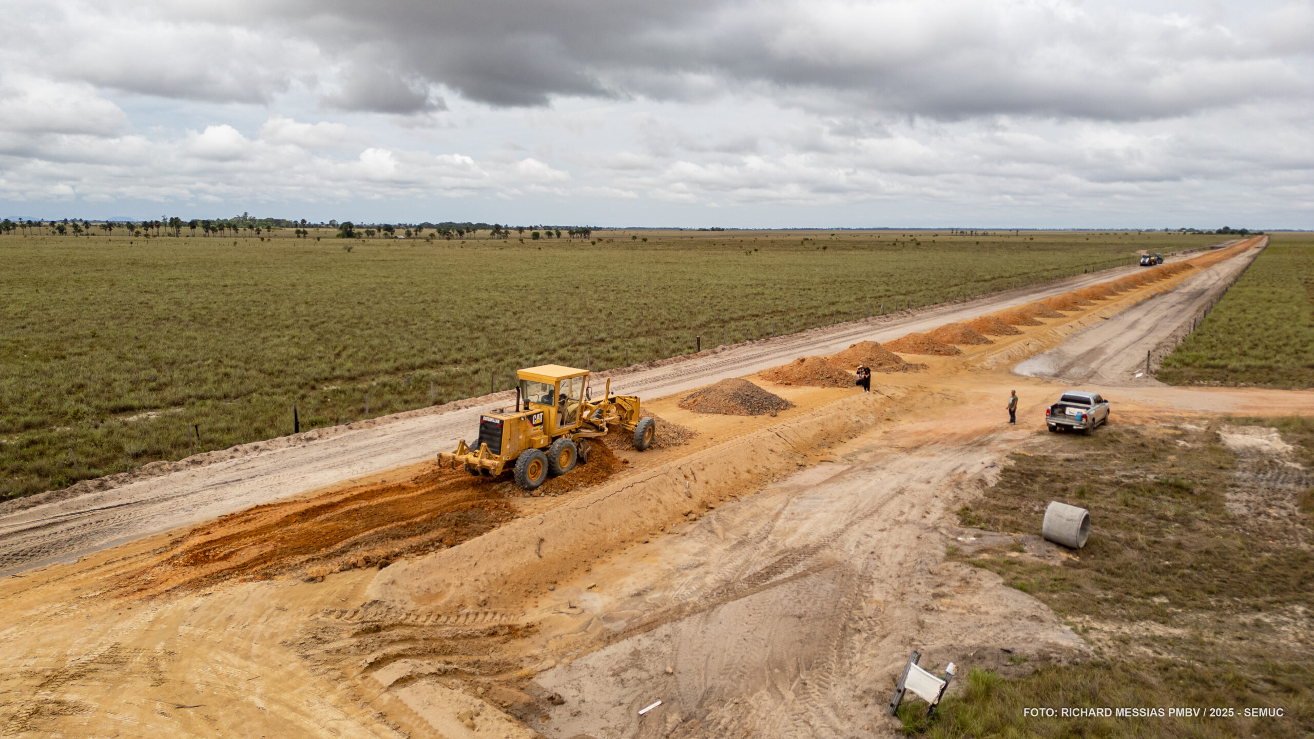 Recuperação de vicinais chega a 50 km em três regiões da zona rural de Boa Vista