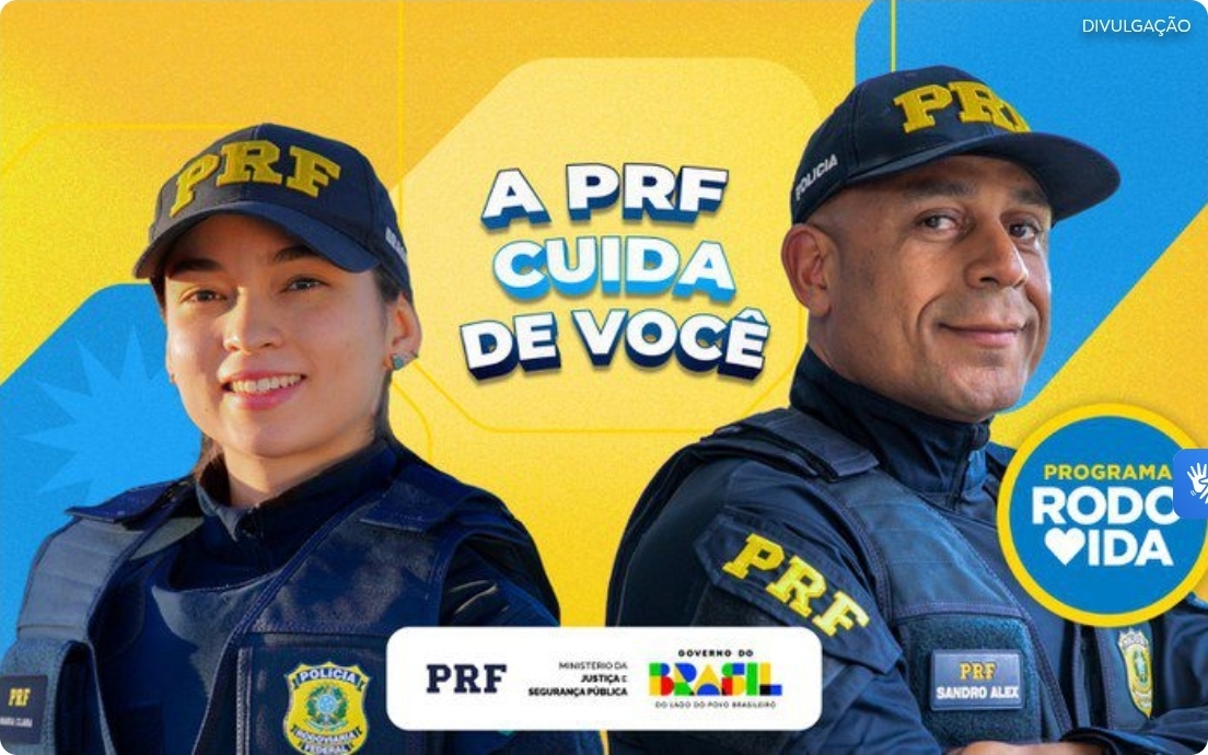 Operação Rodovida da PRF reforça segurança nas rodovias federais até o Carnaval