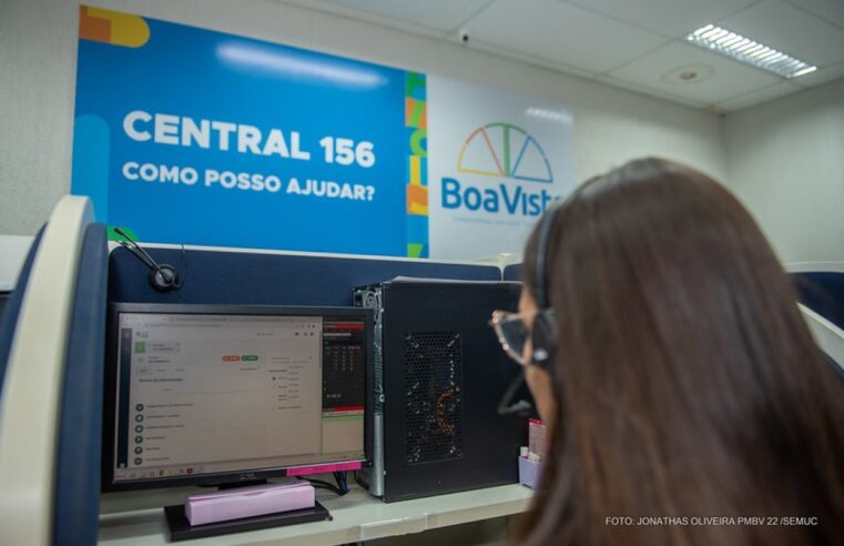 Prefeitura de Boa Vista informa indisponibilidade temporária da Central 156
