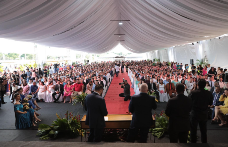 Casamento coletivo abre 270 vagas em Boa Vista