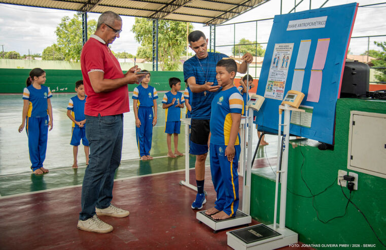 Escolas municipais monitoram saúde dos alunos com avaliação física e nutricional em Boa Vista