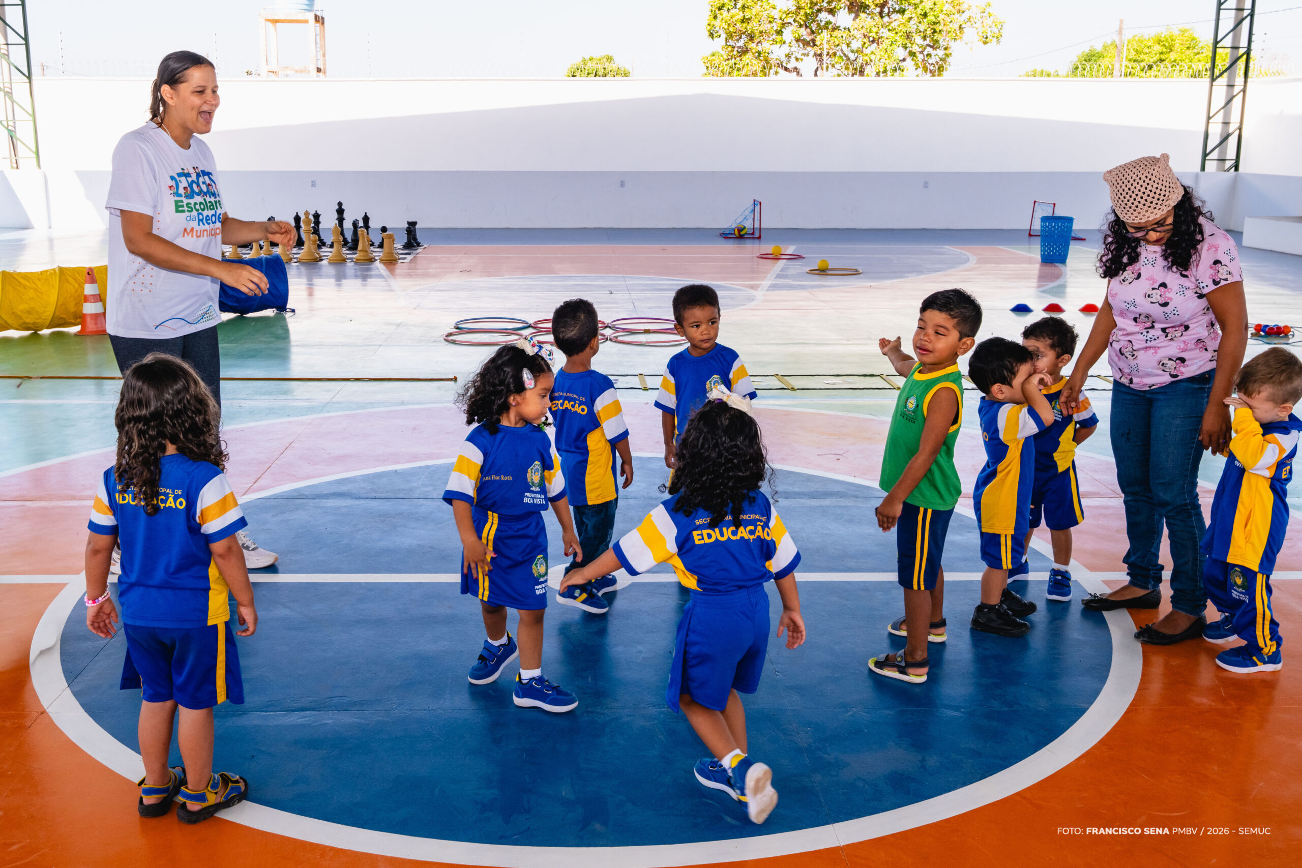 Creches municipais de Boa Vista passam a ter aulas de Educação Física e Artes