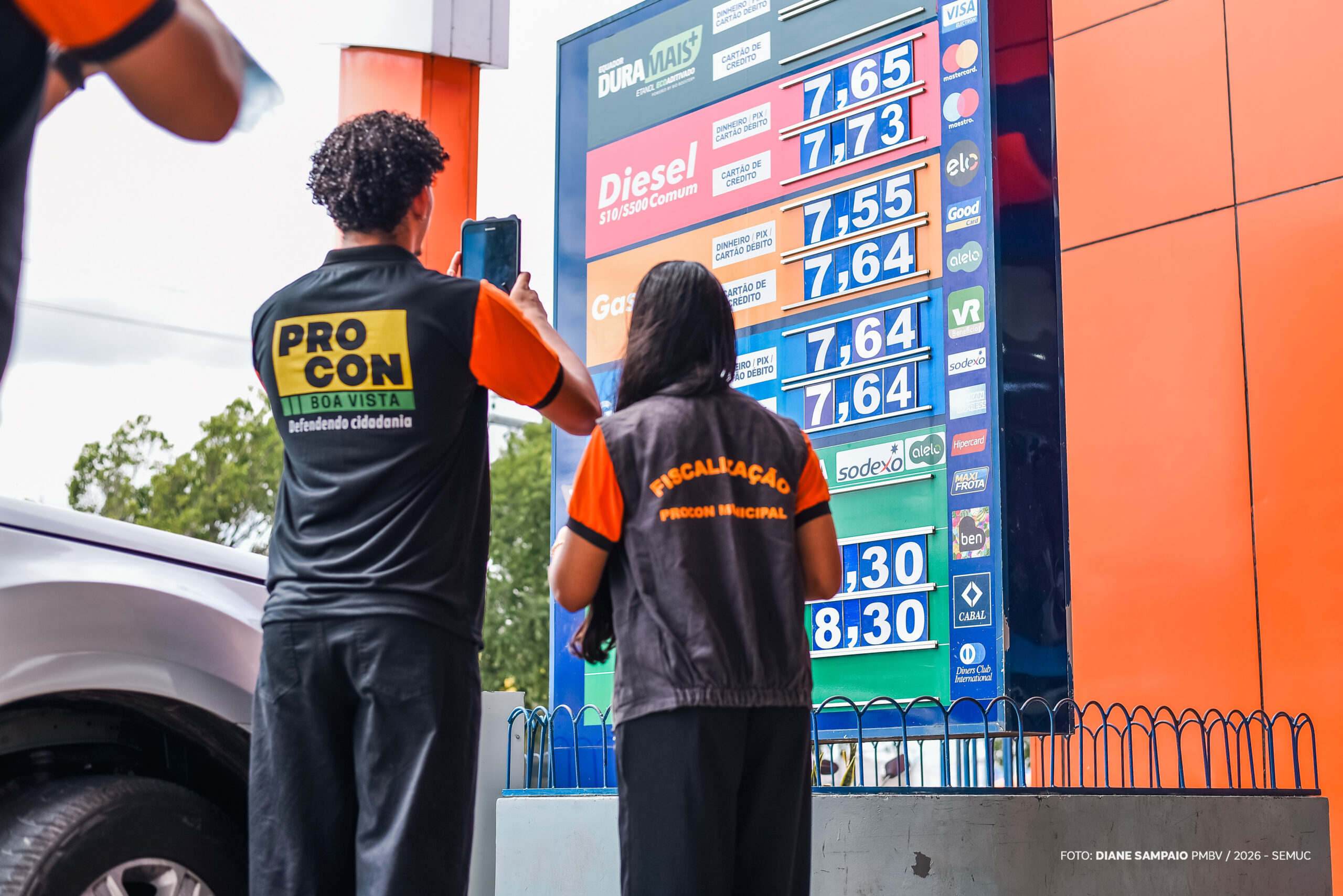 Procon Boa Vista fiscaliza cerca de 40 postos por aumento no preço dos combustíveis