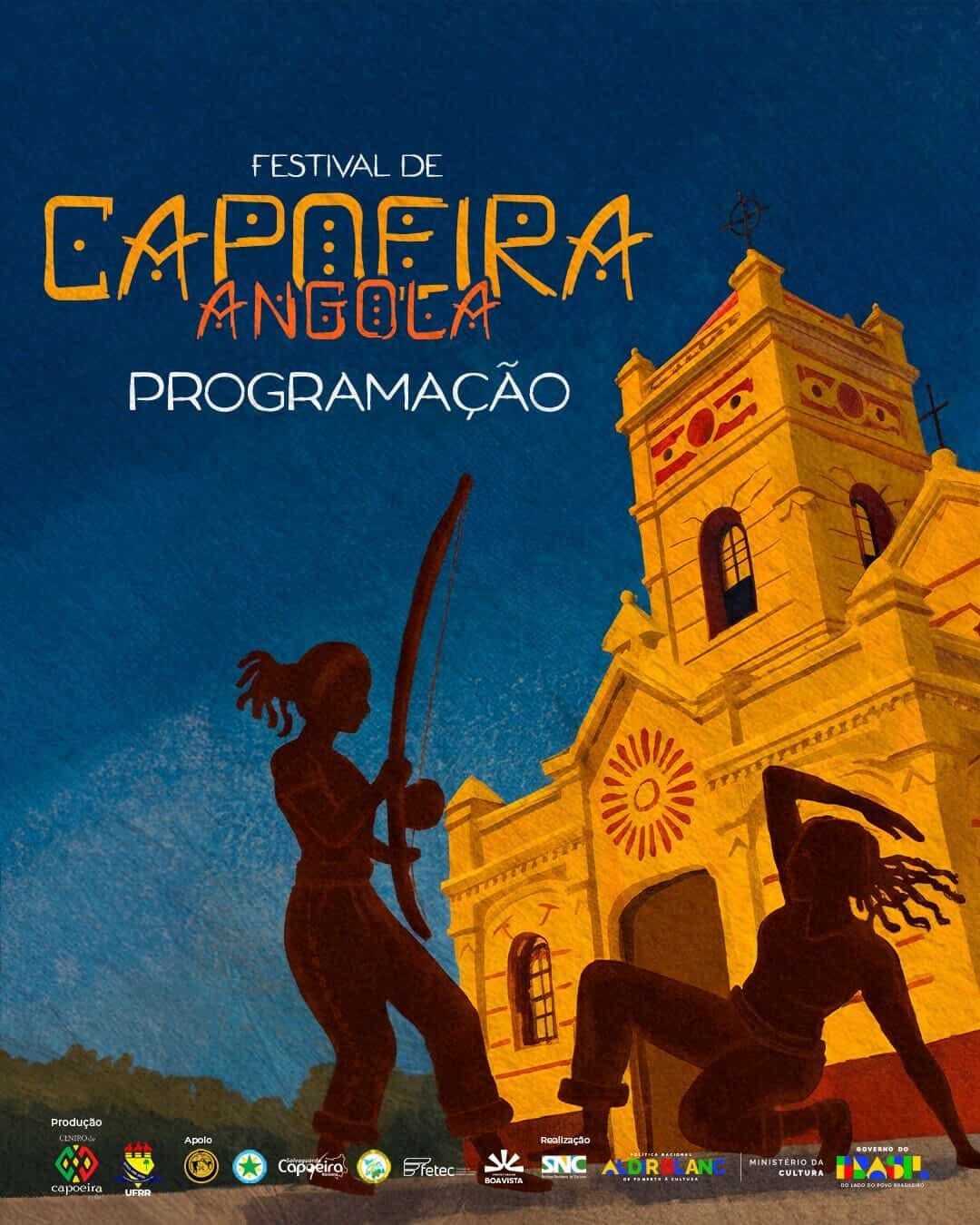 Boa Vista recebe Festival de Capoeira Angola nos dias 19 e 20 de março