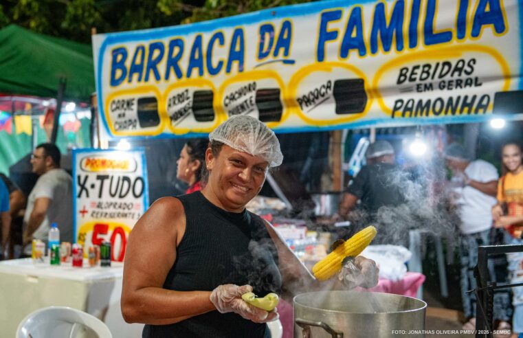Comerciantes e ambulantes têm até 30 de abril para se inscrever no Boa Vista Junina 2026