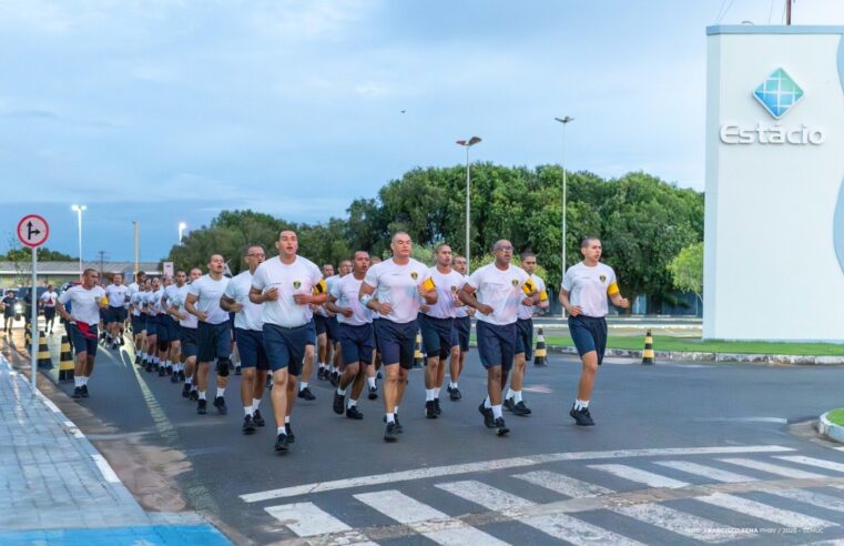 Alunos do Curso de Formação da GCM participam de corrida nos bairros União e Caranã