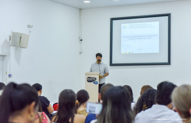 Capacitação busca preparar equipes de saúde para identificar casos de coqueluche