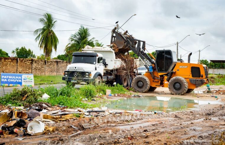 Equipes da Patrulha da Chuva retiram cerca de 2.500 toneladas de resíduos em vias públicas nesta semana