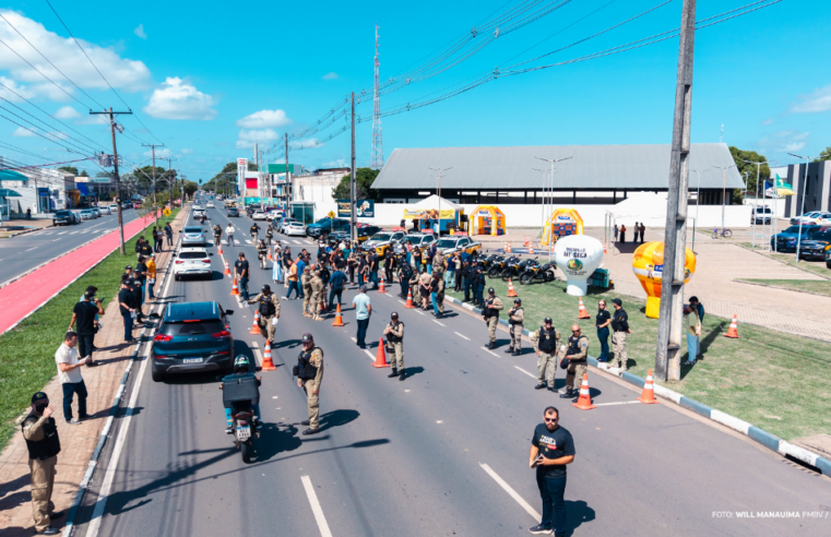 Blitz educativa abre programação do Maio Amarelo 2026 em Boa Vista