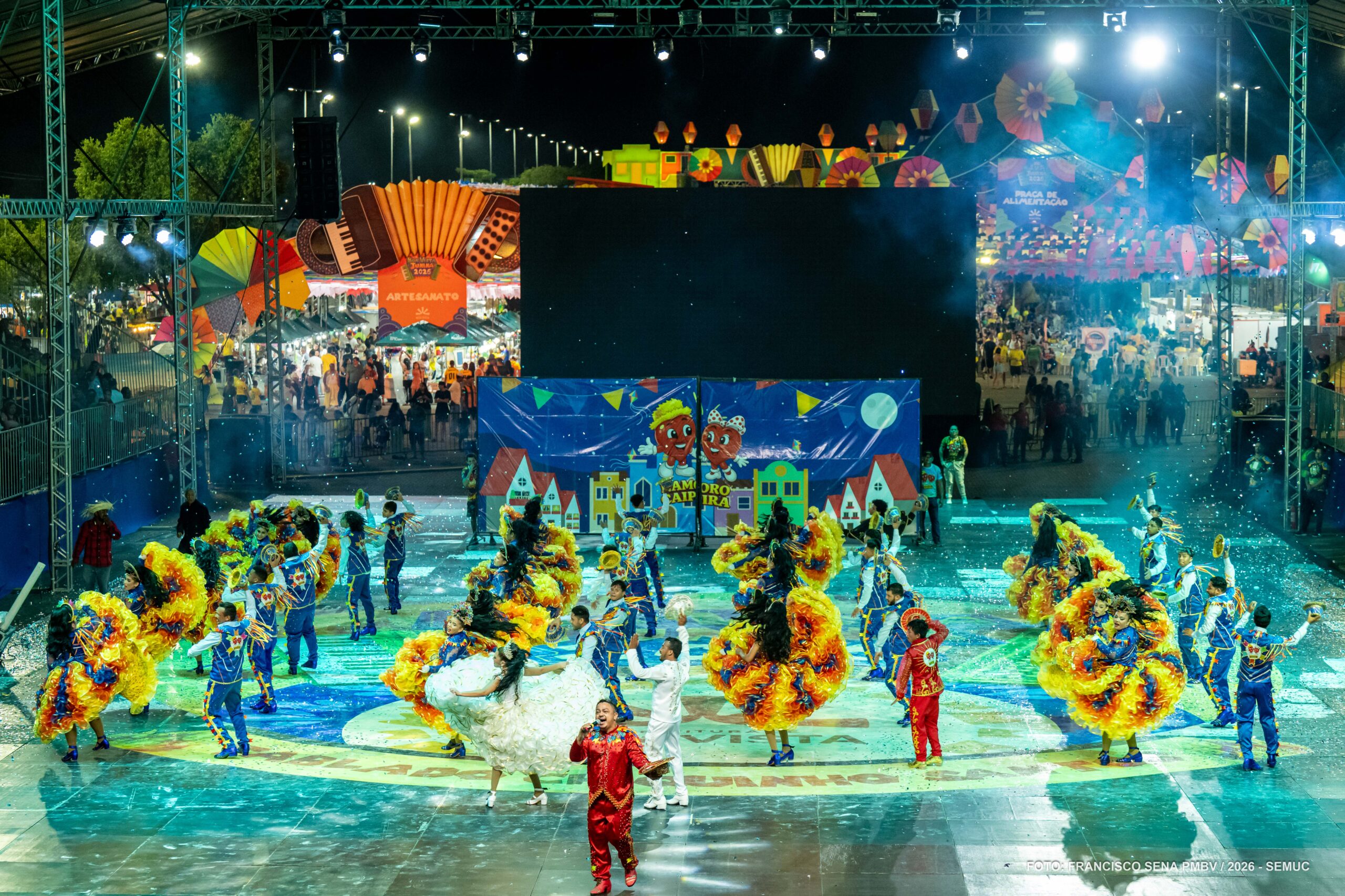 Do jogo do Brasil à programação cultural – Boa Vista Junina começa com atrações diversas
