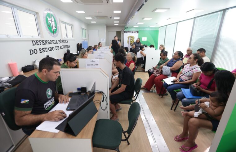 Carreta dos Direitos atende moradores de Amajari até sexta-feira (12)
