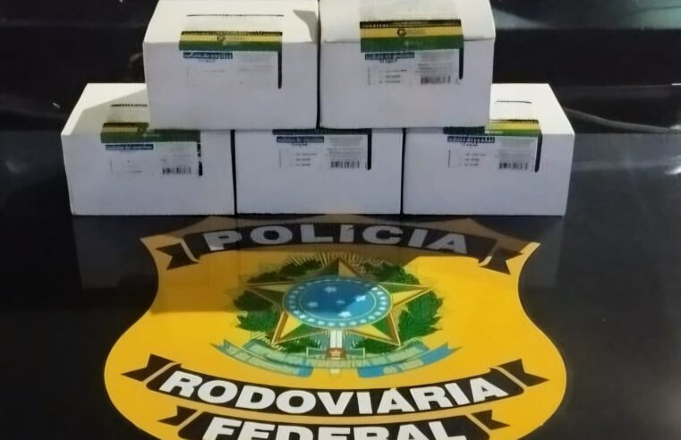 PRF apreende 500 ampolas de morfina sem documento em veículo na BR-174, em Roraima