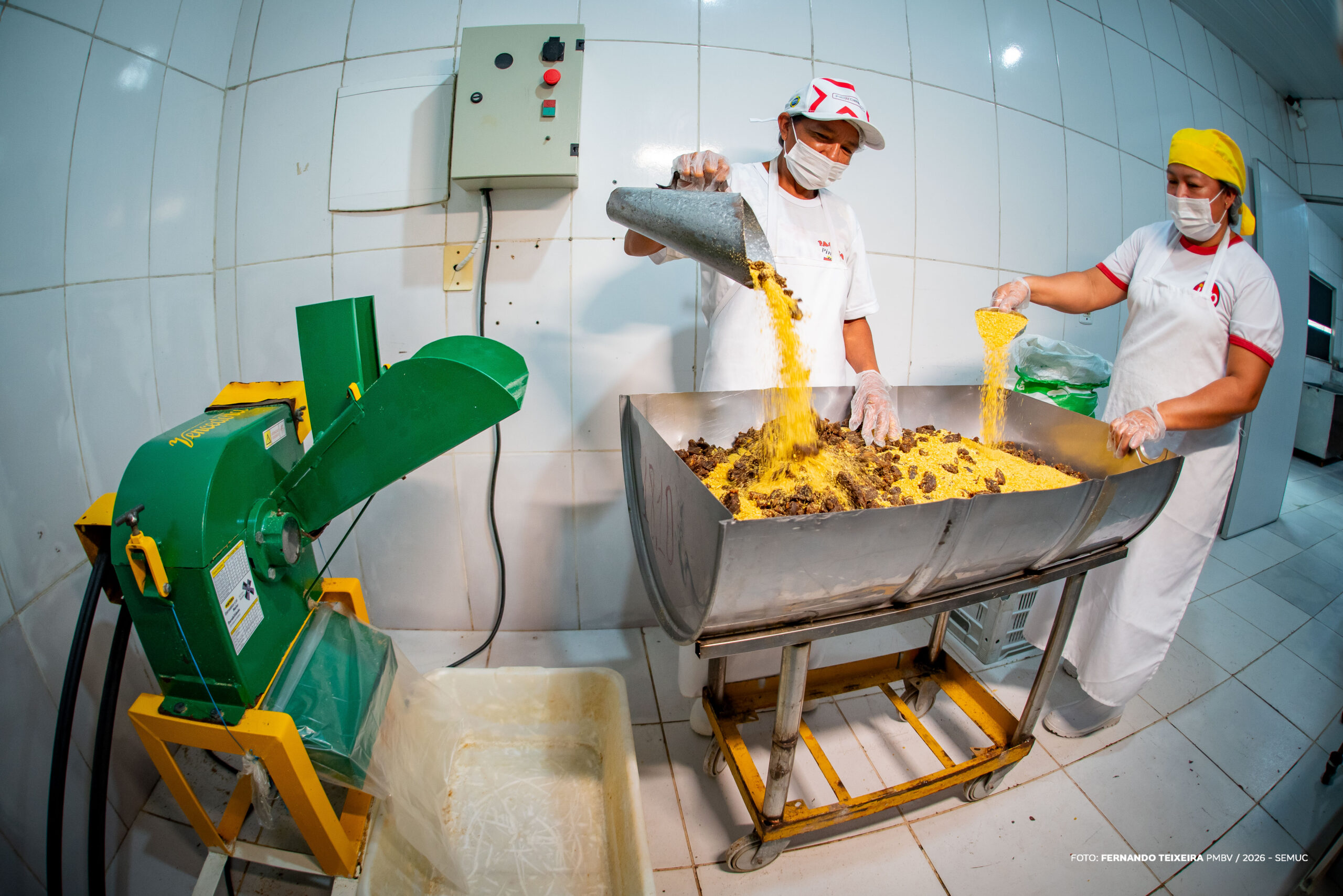 Boa Vista Junina inicia produção da Maior Paçoca do Mundo que será oferecida gratuitamente ao público no sábado (13)