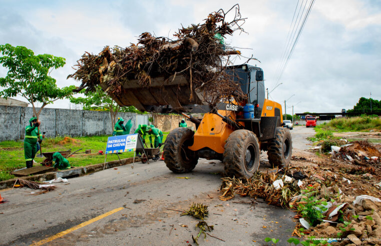 Boa Vista intensifica limpeza urbana em mais de 10 bairros nesta semana