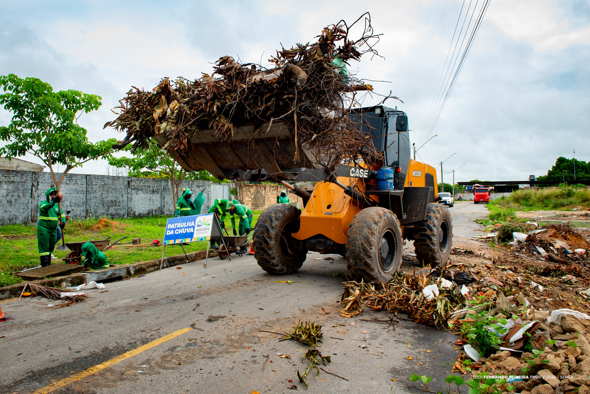 Boa Vista intensifica limpeza urbana em mais de 10 bairros nesta semana