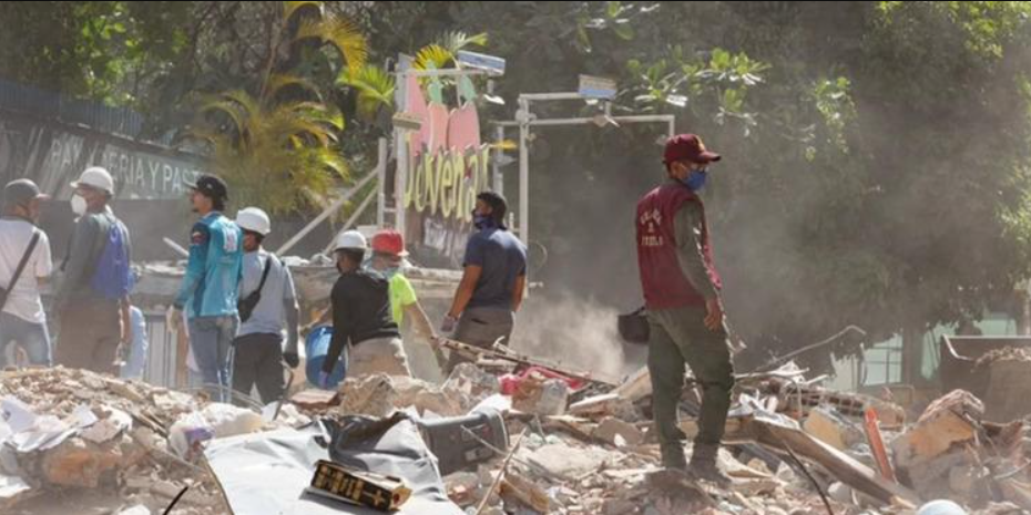 Venezuela registrou mais um tremor nesta segunda-feira (29), cinco dias após o duplo terremoto que deixou 1,5 mil mortos